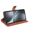 Phonesta Litchi Skin Book Wallet Klapphülle für Oppo Find X9 - Braun 4