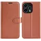 Phonesta Litchi Skin Book Wallet Klapphülle für Oppo Reno15 - Braun