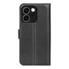 Phonesta Litchi Skin Book Wallet Klapphülle für Oppo Reno15 F/FS - Schwarz 2
