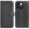 Phonesta Litchi Skin Book Wallet Klapphülle für Oppo Reno15 Pro - Schwarz 0