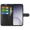 Phonesta Litchi Skin Book Wallet Klapphülle für Oppo Reno15 Pro - Schwarz 3