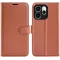 Phonesta Litchi Skin Book Wallet Klapphülle für Oppo Reno15 Pro Max - Braun