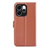 Phonesta Litchi Skin Book Wallet Klapphülle für Oppo Reno15 Pro Max - Braun 2