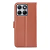 Phonesta Litchi Skin Book Wallet Klapphülle für Motorola Edge 70 Fusion - Braun 2