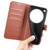 Phonesta Litchi Skin Book Wallet Klapphülle für Oppo Find X9 Ultra - Braun 5