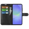 Phonesta Litchi Skin Book Wallet Klapphülle für Samsung Galaxy A37 - Schwarz 3