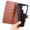Phonesta Litchi Skin Book Wallet Klapphülle für Samsung Galaxy S26 Ultra - Braun 5