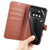 Phonesta Litchi Skin Book Wallet Klapphülle für Nothing Phone (3a) - Braun 5