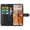 Phonesta Litchi Skin Book Wallet Klapphülle für Nothing Phone (4a) - Schwarz 3