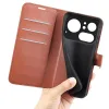 Phonesta Litchi Skin Book Wallet Klapphülle für Nothing Phone (4a) Pro - Braun 5