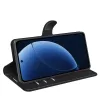 Phonesta Litchi Skin Book Wallet Klapphülle für Realme GT 8 Pro - Schwarz 4