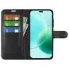 Phonesta Litchi Skin Book Wallet Klapphülle für HONOR 400 Lite - Schwarz 3