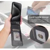 Phonesta Leder Vertical Flip Book Wallet Klapphülle für Google Pixel 9a - Schwarz 10
