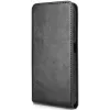 Phonesta Leder Vertical Flip Book Wallet Klapphülle für Motorola Moto G05 / Moto E15 - Schwarz
