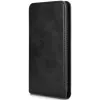 Phonesta Leder Vertical Flip Book Wallet Klapphülle für Motorola Edge 60 Neo/Edge 50 Neo / ThinkPhone 25 - Schwarz