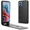 Phonesta Leder Vertical Flip Book Wallet Klapphülle für Motorola Moto G45 / Moto G34 - Schwarz 2