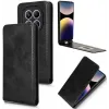 Phonesta Leder Vertical Flip Book Wallet Klapphülle für Xiaomi Redmi Note 14 Pro 4G - Schwarz 2