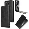 Phonesta Leder Vertical Flip Book Wallet Klapphülle für Xiaomi 14T - Schwarz 1