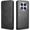 Phonesta Leder Vertical Flip Book Wallet Klapphülle für Xiaomi Redmi Note 14 Pro 5G/14 Pro Plus / Xiaomi Poco X7 - Schwarz 0