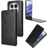 Phonesta Leder Vertical Flip Book Wallet Klapphülle für Xiaomi Redmi Note 14 Pro 5G/14 Pro Plus / Xiaomi Poco X7 - Schwarz 1