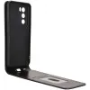 Phonesta Leder Vertical Flip Book Wallet Klapphülle für Oppo Reno12 - Schwarz 3