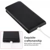 Phonesta Leder Vertical Flip Book Wallet Klapphülle für Samsung Galaxy A36/A56 - Schwarz 5