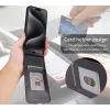 Phonesta Leder Vertical Flip Book Wallet Klapphülle für HONOR 200 Pro - Schwarz 7
