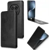 Phonesta Leder Vertical Flip Book Wallet Klapphülle für HONOR Magic7 Pro - Schwarz 2