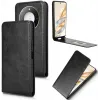 Phonesta Leder Vertical Flip Book Wallet Klapphülle für HONOR X9c Smart - Schwarz 2