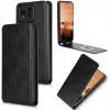 Phonesta Leder Vertical Flip Book Wallet Klapphülle für Asus Zenfone 11 Ultra - Schwarz 1