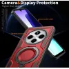 Phonesta MagLock Armor Back Cover Hülle Ring und MagSafe für Xiaomi Redmi 14C / Xiaomi Poco C75 - Rot 5