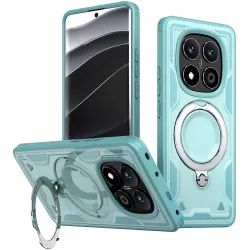 Phonesta MagLock Armor Back Cover Hülle Ring und MagSafe für Xiaomi Redmi Note 14 Pro 4G/5G/14 Pro Plus / Xiaomi Poco X7 - Hellblau
