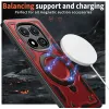 Phonesta MagLock Armor Back Cover Hülle Ring und MagSafe für Xiaomi Redmi Note 14 Pro 4G/5G/14 Pro Plus / Xiaomi Poco X7 - Rot 6