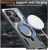 Phonesta MagLock Armor Back Cover Hülle Ring und MagSafe für Xiaomi Redmi Note 14 5G - Grau 6