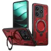 Phonesta MagLock Armor Back Cover Hülle Ring und MagSafe für Xiaomi Redmi Note 14 5G - Rot