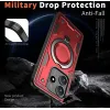 Phonesta MagLock Armor Back Cover Hülle Ring und MagSafe für Xiaomi Redmi Note 14 5G - Rot 3