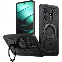 Phonesta MagLock Armor Back Cover Hülle Ring und MagSafe für Xiaomi Redmi Note 14 5G - Schwarz