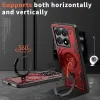 Phonesta MagLock Armor Back Cover Hülle Ring und MagSafe für Xiaomi 14T - Rot 2