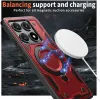 Phonesta MagLock Armor Back Cover Hülle Ring und MagSafe für Xiaomi 14T - Rot 3