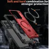Phonesta MagLock Armor Back Cover Hülle Ring und MagSafe für Xiaomi 14T Pro - Rot 5