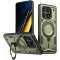 Phonesta MagLock Armor Back Cover Hülle Ring und MagSafe für Xiaomi Poco X6 Pro - Grün