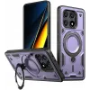 Phonesta MagLock Armor Back Cover Hülle Ring und MagSafe für Xiaomi Poco X6 Pro - Lila