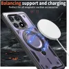 Phonesta MagLock Armor Back Cover Hülle Ring und MagSafe für Xiaomi Poco X6 Pro - Lila 3