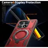 Phonesta MagLock Armor Back Cover Hülle Ring und MagSafe für Xiaomi Poco X6 Pro - Rot 6