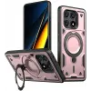 Phonesta MagLock Armor Back Cover Hülle Ring und MagSafe für Xiaomi Poco X6 Pro - Roségold