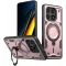 Phonesta MagLock Armor Back Cover Hülle Ring und MagSafe für Xiaomi Poco X6 Pro - Roségold