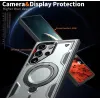 Phonesta MagLock Armor Back Cover Hülle Ring und MagSafe für Samsung Galaxy S25 Ultra - Grau 6