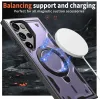 Phonesta MagLock Armor Back Cover Hülle Ring und MagSafe für Samsung Galaxy S25 Ultra - Lila 3