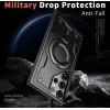 Phonesta MagLock Armor Back Cover Hülle Ring und MagSafe für Samsung Galaxy S25 Ultra - Schwarz 4