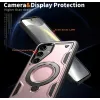 Phonesta MagLock Armor Back Cover Hülle Ring und MagSafe für Samsung Galaxy S25/S24 - Roségold 6